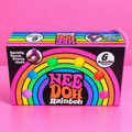 NeeDoh Rainboh on pink background